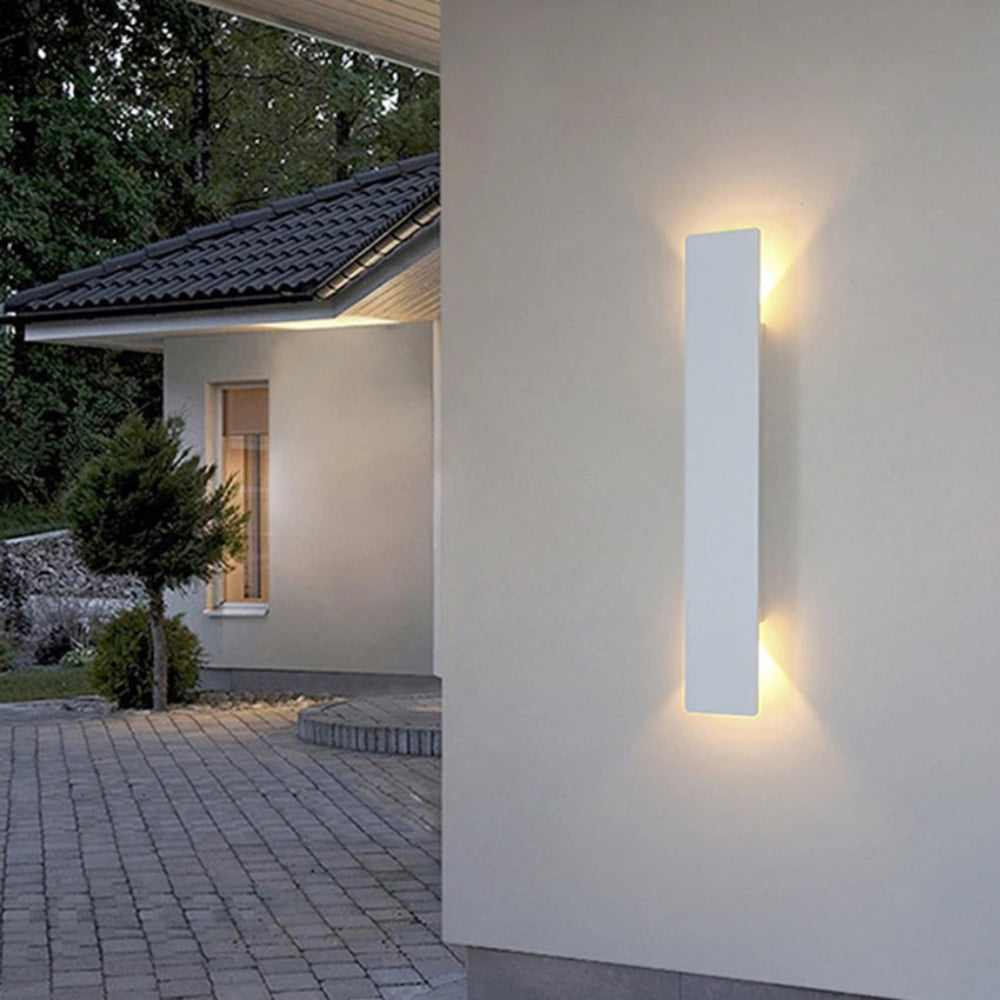 LuxeLite | Waterproof Outdoor Wall Lamp with Up Down Lighting | Durable Aluminum Design for Elegant Ambiance 1