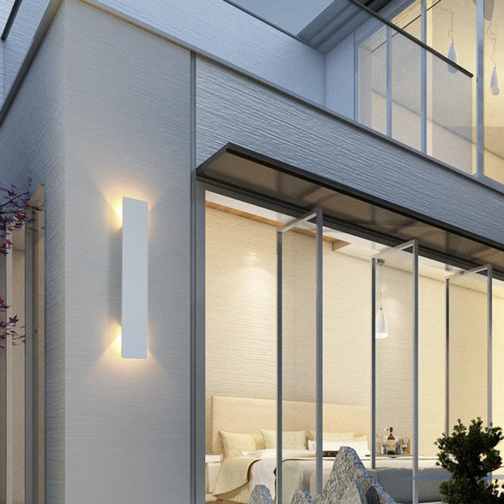 LuxeLite | Waterproof Outdoor Wall Lamp with Up Down Lighting | Durable Aluminum Design for Elegant Ambiance 2