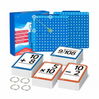 Times Table Flashcards with Silicone Board, Math Flashcards for Addition and Subtraction, Math Manipulatives for Kids_00