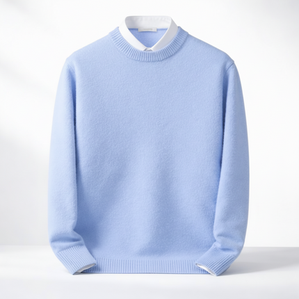 Men's Pullover Sweater for Cold Weather with Soft Fabric | Lightweight Insulation for Everyday Comfort