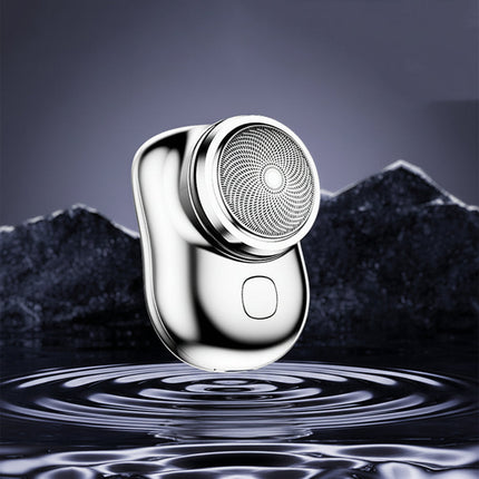 Portable Electric Shaver with Stainless Steel Blades | Compact Grooming Razor for Fast Wet and Dry Shaving