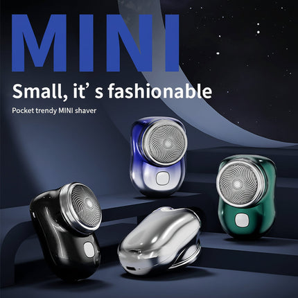 Portable Electric Shaver with Stainless Steel Blades | Compact Grooming Razor for Fast Wet and Dry Shaving