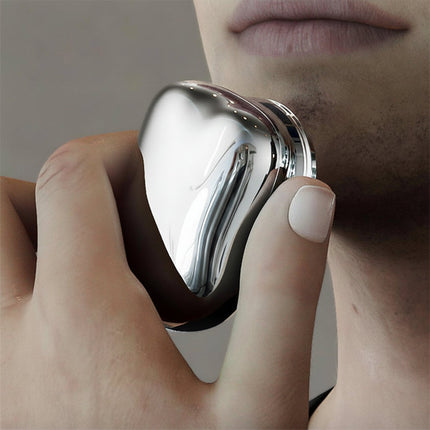 Portable Electric Shaver with Stainless Steel Blades | Compact Grooming Razor for Fast Wet and Dry Shaving