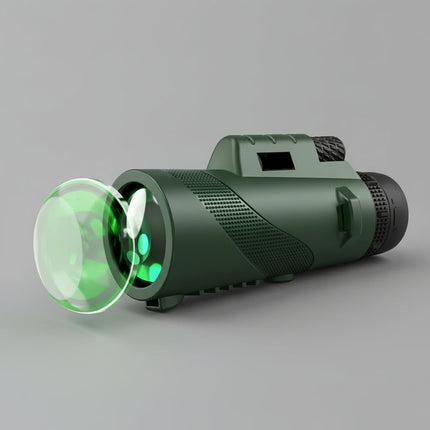 8x42 Monocular Telescope with Phone Adapter for Clear Long-Distance Viewing | Lightweight Design for Bird Watching and Travel