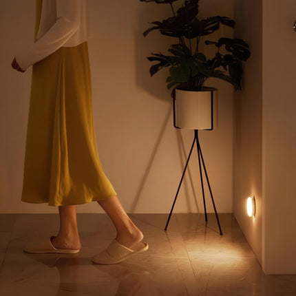 Motion Sensor Night Light with Soft LED Illumination | Wireless Design for Safe Hallways and Stairs
