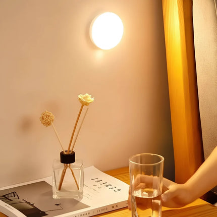 Motion Sensor Night Light with Soft LED Illumination | Wireless Design for Safe Hallways and Stairs