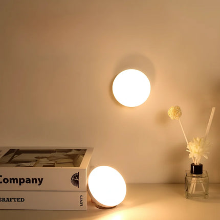 Motion Sensor Night Light with Soft LED Illumination | Wireless Design for Safe Hallways and Stairs