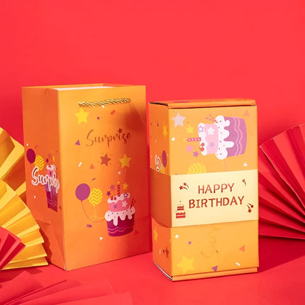 Magical Surprise Gift Box with Pop-Up Cards | Unique Celebration Holder for Custom Messages and Photos