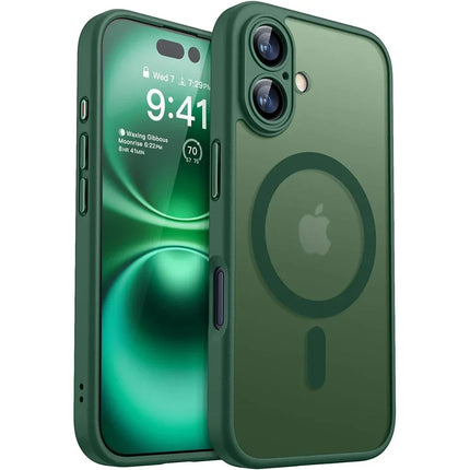 Magnetic Matte Translucent iPhone 14 Pro Case with Shockproof Armor | MagSafe Compatible for Reliable Protection 1