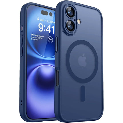 Magnetic Matte Translucent iPhone 14 Pro Case with Shockproof Armor | MagSafe Compatible for Reliable Protection 12