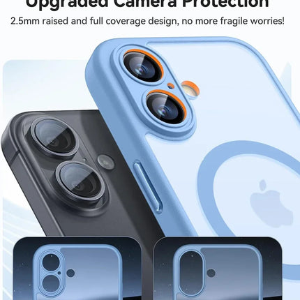 Magnetic Matte Translucent iPhone 14 Pro Case with Shockproof Armor | MagSafe Compatible for Reliable Protection 3