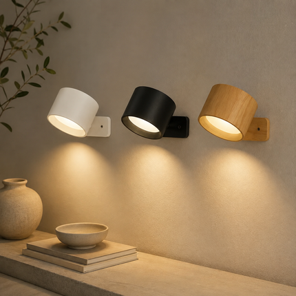 Wall Sconce, Rechargeable Wall Light with Magnetic 360 Rotating Mount, Wireless Wall Lamp with Touch Control_00