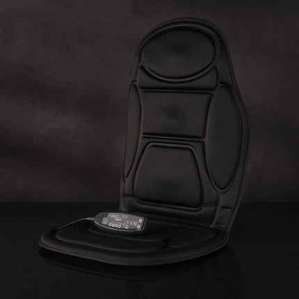 Massage Seat Cushion with Multi-Zone Back Support & Heat | Adjustable Massage for Ultimate Relaxation in Car or Home