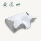 Memory Foam Cervical Support Pillow with Contoured Design | Breathable Cover for Neck Alignment and Comfort 0