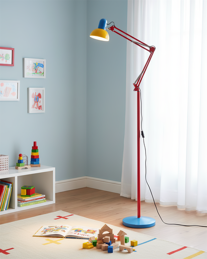 MemphisGlow | Stylish Modern Floor Lamp for Living Room Illumination 2