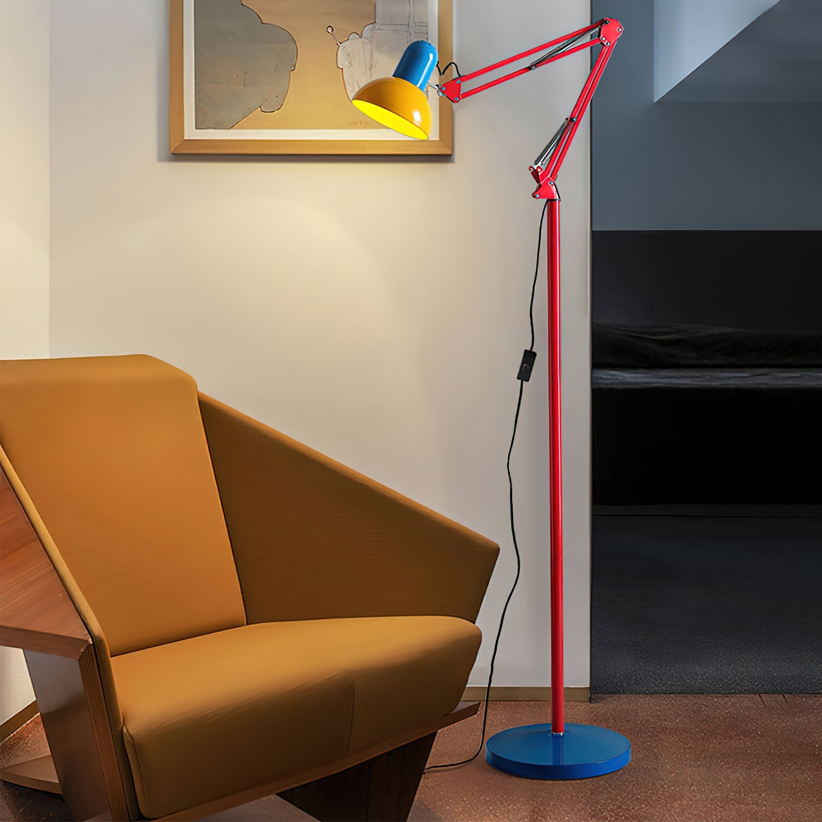 MemphisGlow | Stylish Modern Floor Lamp for Living Room Illumination 3