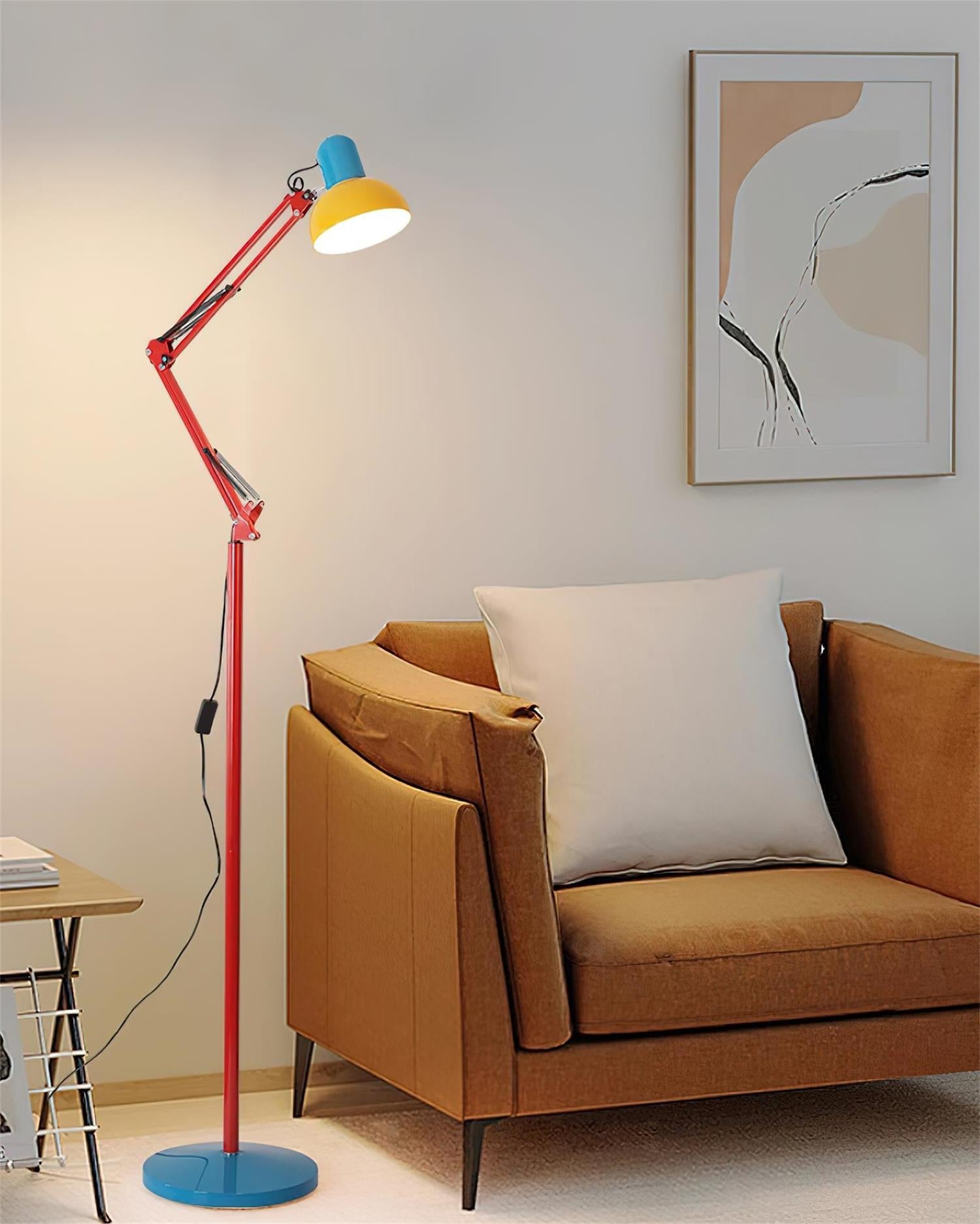 MemphisGlow | Stylish Modern Floor Lamp for Living Room Illumination 4