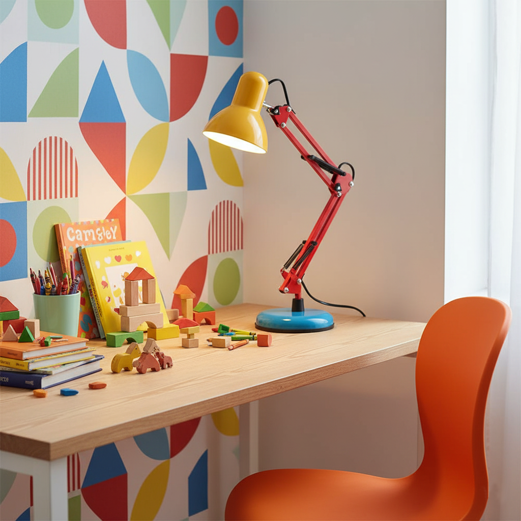 MemphisGlow | Vibrant Modern Table Lamp for Living Room or Bedroom 6