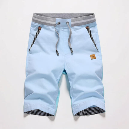 Men's Cargo Shorts with Drawstring Waistband for Comfortable Fit | Casual Outdoor Bottoms with Pocket Storage