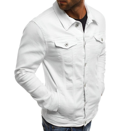 Casual Button Front Men's Jacket with Chest Pocket | Lightweight Layering for Everyday Outfits