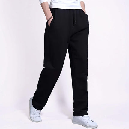 Men's Wide Leg Sweatpants with Adjustable Drawstring | Casual Joggers for Comfortable Daily Wear