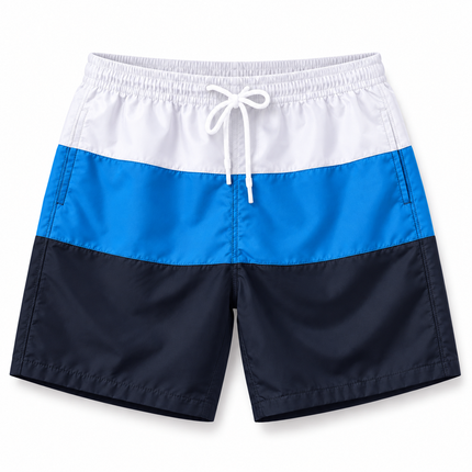 Mens Swim Trunks, Patchwork Swim Shorts for Men, Mens Bathing Suit for Beach and Pool, Mens Swimwear_03