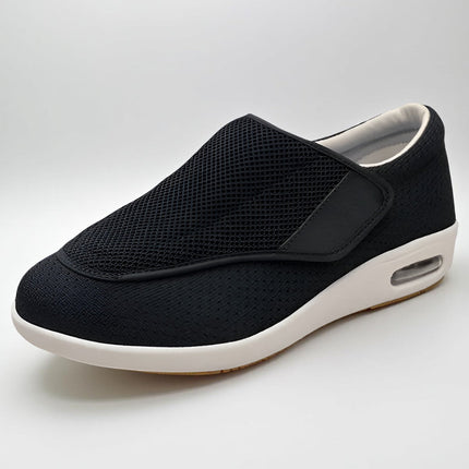 Men's Wide Fit Walking Shoes with Slip-On Design | Cushioned Comfort for Daily Wear and Outdoor Activities