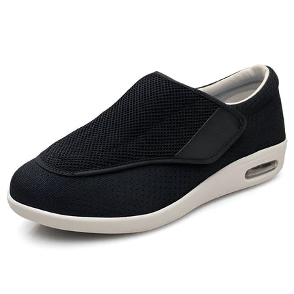 Men's Wide Fit Walking Shoes with Slip-On Design | Cushioned Comfort for Daily Wear and Outdoor Activities