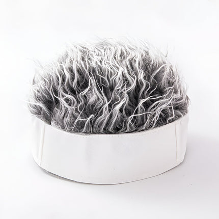 Men's Wig Hat with Attached Hairpiece | Quick Costume Styling for Parties and Events