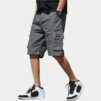 Men's Cargo Shorts with Spacious Pockets | Durable Breathable Fabric for Comfortable Everyday Wear 1