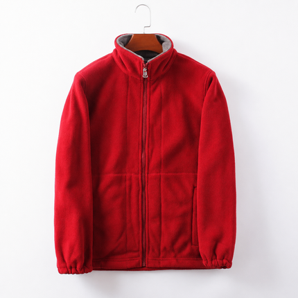 Men's Casual Outdoor Jacket with Stand Collar and Front Zip | Everyday Layering for Travel and Relaxed Activities