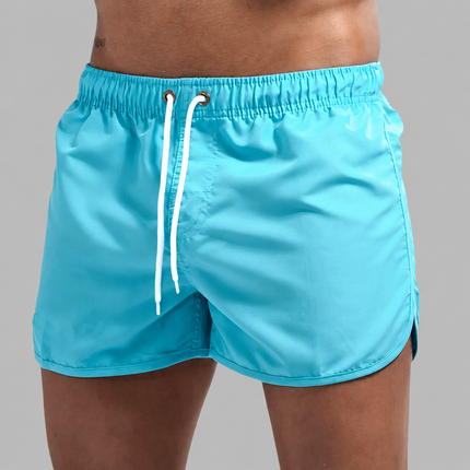 Men's Quick-Dry Swim Trunks with Lightweight Fabric | Comfortable Beach Shorts for All-Day Water Activities