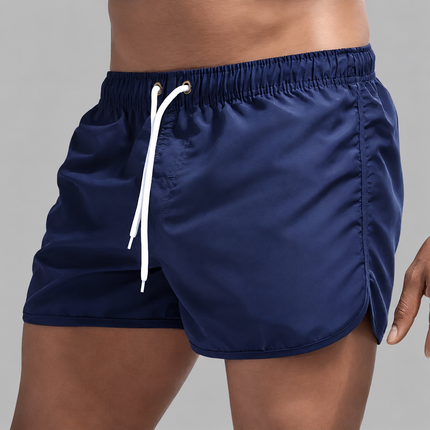 Men's Quick-Dry Swim Trunks with Lightweight Fabric | Comfortable Beach Shorts for All-Day Water Activities