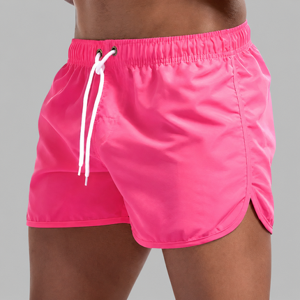 Men's Quick-Dry Swim Trunks with Lightweight Fabric | Comfortable Beach Shorts for All-Day Water Activities