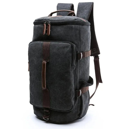 Mens Duffle Bag with Large Capacity | Versatile Canvas Shoulder & Backpack for Travel 6