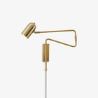 Metal Wall Sconce Light with 360° Rotation | Adjustable Shade for Focused Indoor Illumination 0