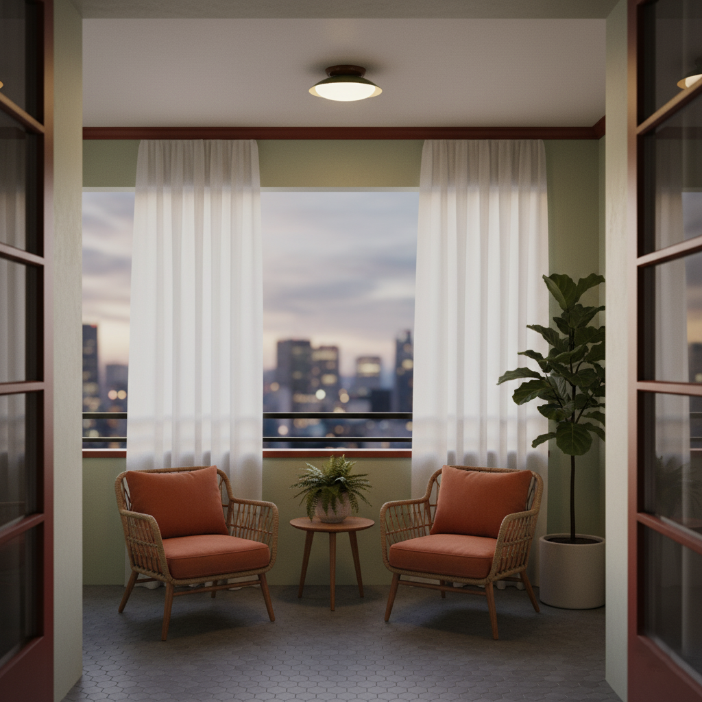 Mid-Century Flush Mount Ceiling Light with Integrated LED | Stylish Dome Design for Elegant Illumination 6