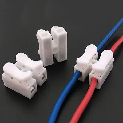 Quick Connect Wire Terminal Block Set for Easy Electrical Connections | 50-Piece Kit for Reliable Wiring