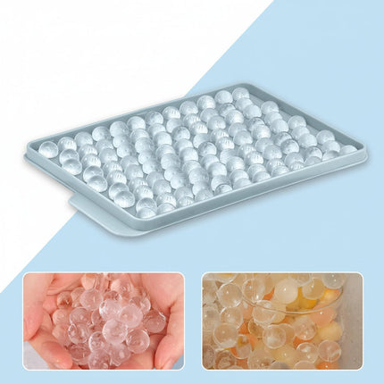 Mini Ice Ball Ice Cube Tray with Lidded Design | Silicone Mold for Quick Freeze and Easy Release