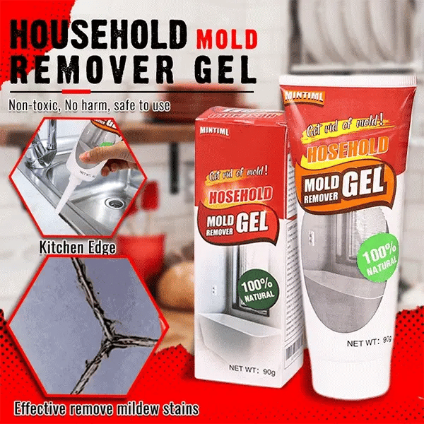 Mold Remover Gel, Mold Cleaner for Bathroom and Shower, Grout Cleaner for Tile, Bathroom Cleaner for Window Seals