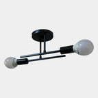 All Black / Square Tube / 60 cm L × 20 cm H / 23.6 in L × 7.9 in H
