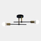 Black Gold / Round Tube / 60 cm L × 20 cm H / 23.6 in L × 7.9 in H