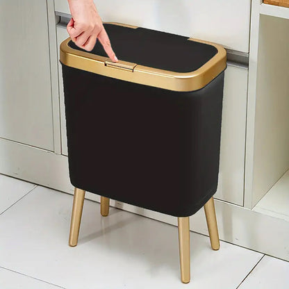 Modern Collection | Kitchen Trash Can with Odour-Sealing Lid | Compact 15L Waste Bin for Stylish Home Organization 1