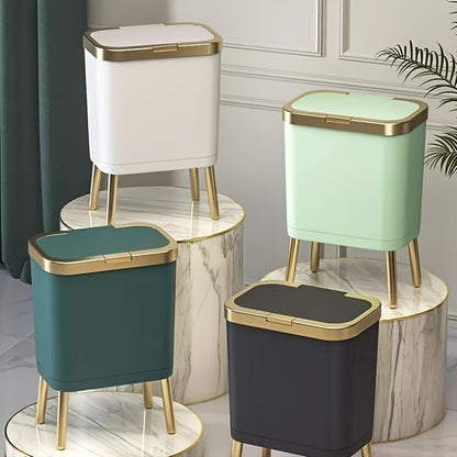 Modern Collection | Kitchen Trash Can with Odour-Sealing Lid | Compact 15L Waste Bin for Stylish Home Organization 2