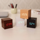 Alarm Clock Digital LED for Bedroom, Digital Clock with Wood Finish, Wooden Digital Alarm Clock for Desk and Nightstand_00