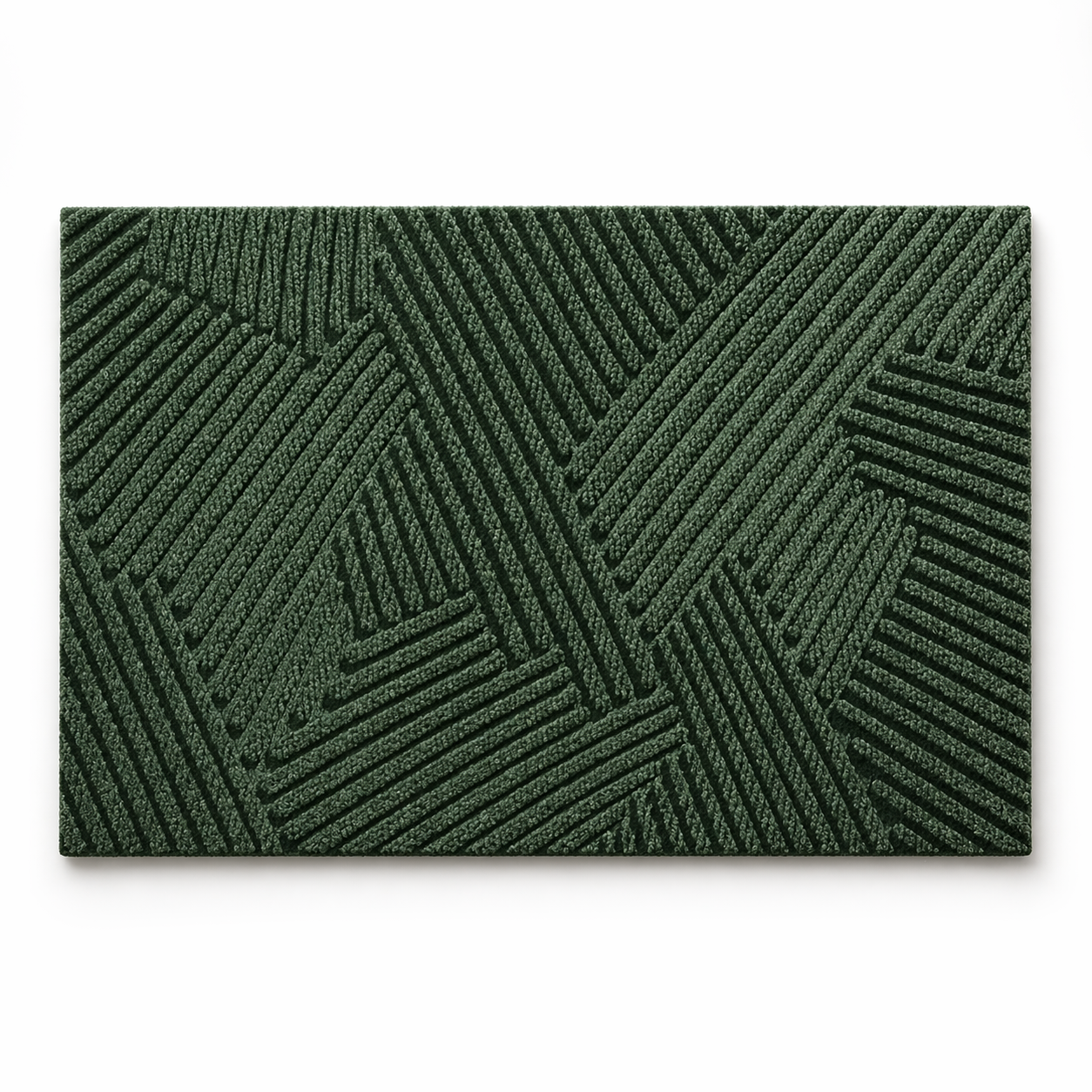 Modern Entry Mat | Durable Non-Slip Door Mat for Indoor & Outdoor Use | Textured Surface for Superior Dirt Removal 0