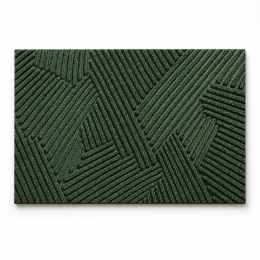 Modern Entry Mat | Durable Non-Slip Door Mat for Indoor & Outdoor Use | Textured Surface for Superior Dirt Removal 0