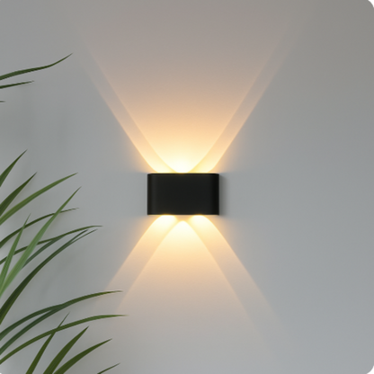 Modern Minimalist Wall Light | LED Sconce with Up-Down Beam Effect | Waterproof Design for Indoor and Outdoor Use 1