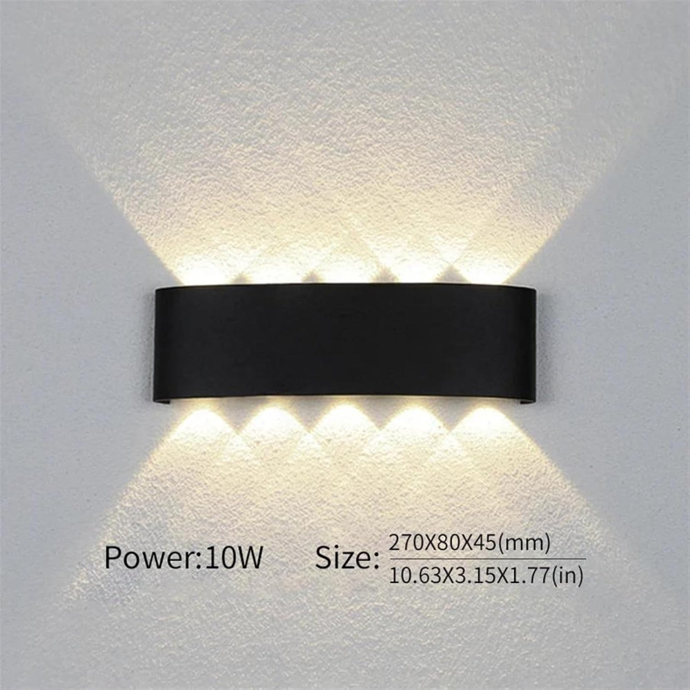 Modern Minimalist Wall Light | LED Sconce with Up-Down Beam Effect | Waterproof Design for Indoor and Outdoor Use 7