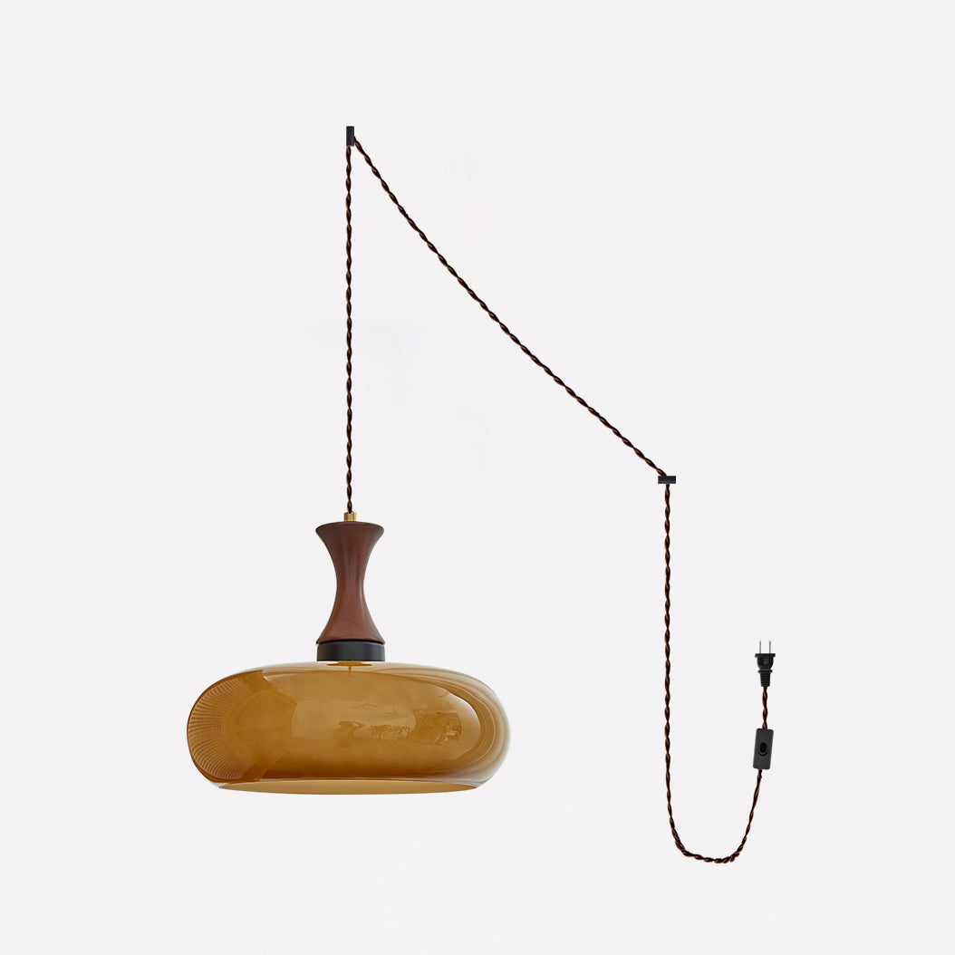 Modern Plug-In Pendant Lighting with Adjustable Height | Stylish Hanging Light for Kitchen and Home Decor 0